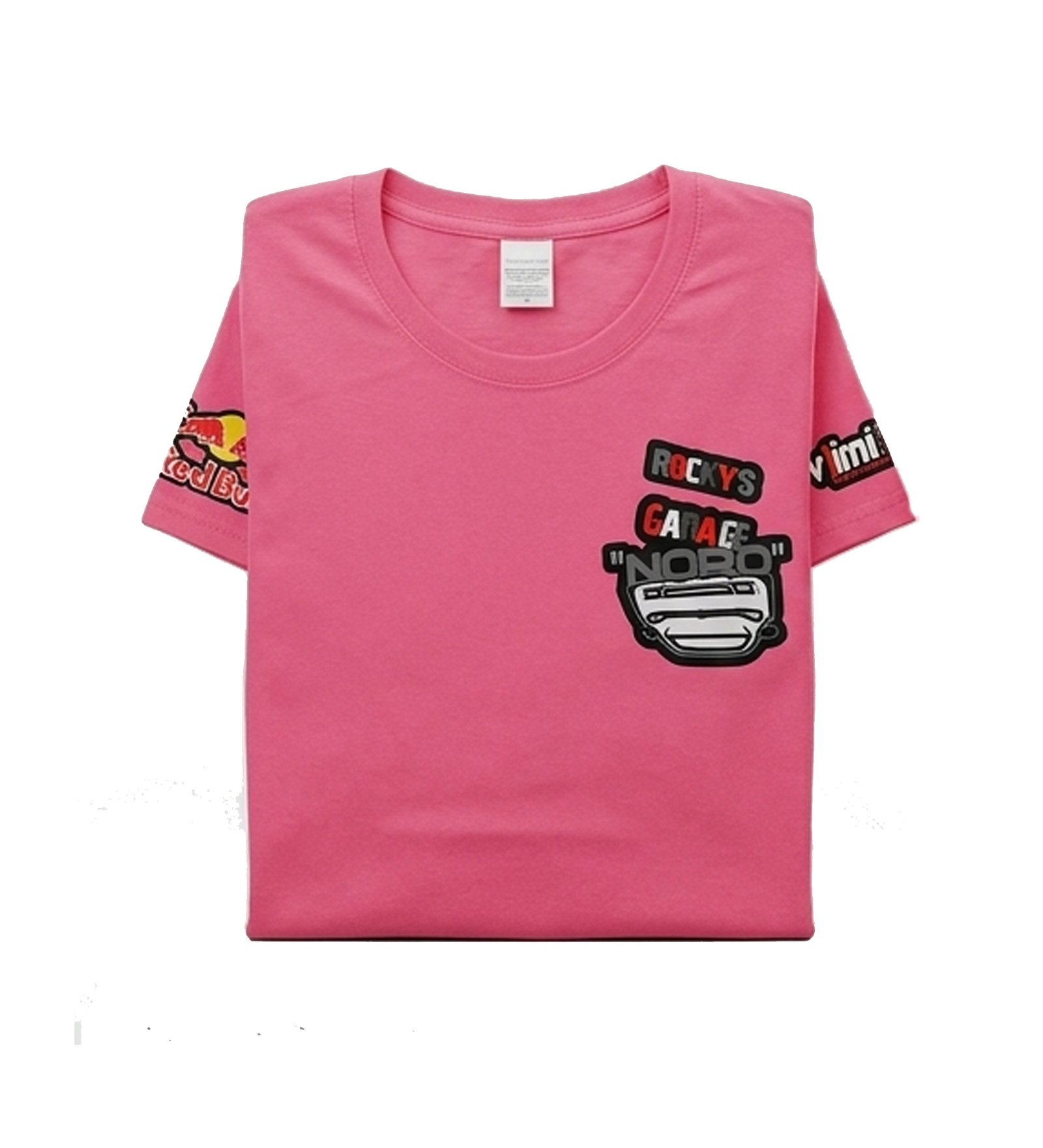 rocky's garage pink t shirt – premium motorsport & tuning tee rocky's garage pink t shirt – premium motorsport & tuning tee